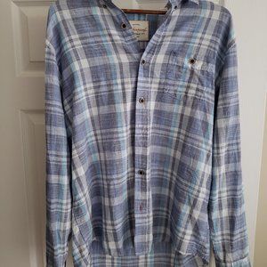 MENS COTTON SHIRT LARGE MACYS WERTHERPROOF VINTAGE
